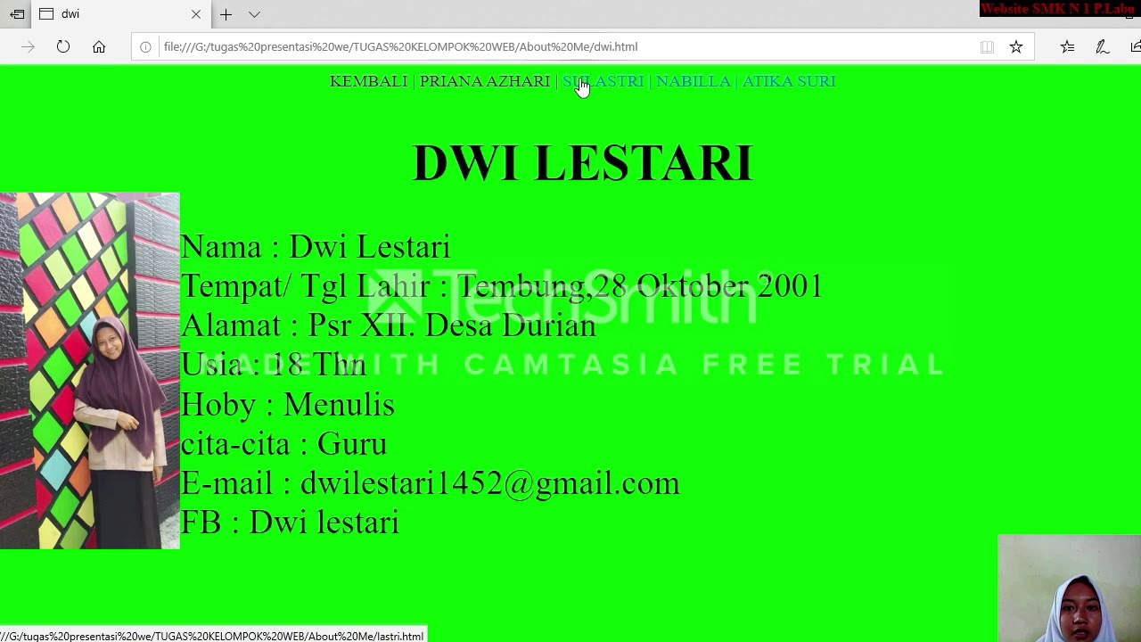 Tutorial website 