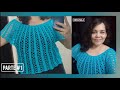 Blusa Tejida Color agua /Súper fácil / Especial Para La Playa 🏖️- 👙 Parte #1