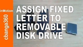 🔴 Assign Permanent Letter to Removable Disk Drive