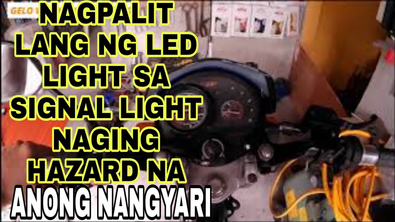 BAKIT NAGING HAZARD  LIGHT ANG SIGNAL LIGHT