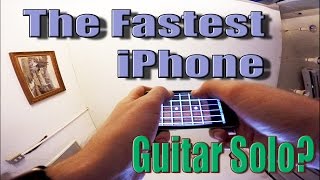 The fastest iPhone Guitar Solo? Pocket Guitar App screenshot 5