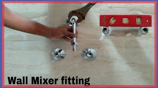 Wall Mixer fitting l 3 in 1 system Wall mixer installation