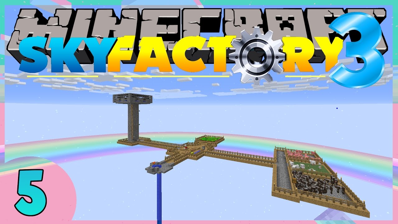 Minecraft Sky Factory 3 (Let's Play) - Episode 5 - Our Mob Farm is Over ...