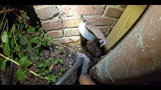 Drain Cleaning Adventure #124 Downspouts of Doom!