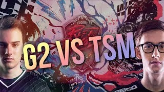 G2 vs TSM at Rift Rivals! First EU vs NA Clash! - G2 eSports vs Team SoloMid - Highlights