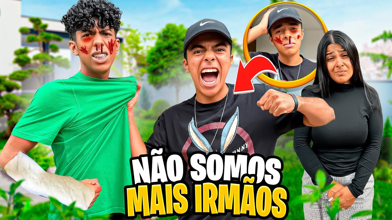 NÃO SOMOS MAIS IRMÃOS! 24H BRIGANDO😡*Acabou tudo!!