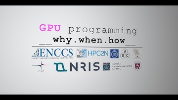 GPU programming – When. Why. How. (Day 1)