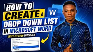 Detailed How to Create a Drop Down List in Microsoft Word (Step-by-Step Tutorial) Details