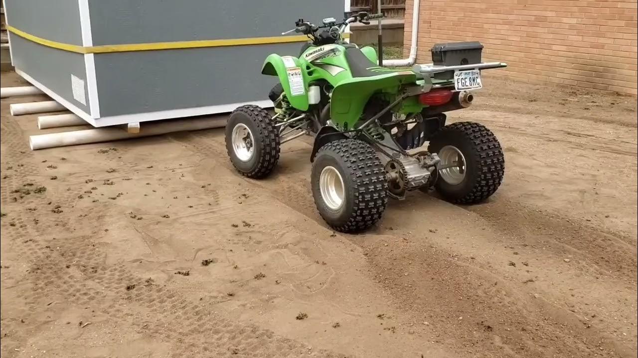 Moving shed with pvc pipe and atv YouTube
