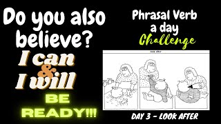 Spoken English | Look after | Phrasal Verb | Day 3 | Phrasal Verb a Day Challenge | ESL Way