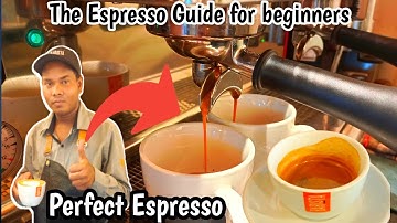 How to Make The Perfect Espresso !!( A step-by-step Guide)|| The Espresso Guide for Beginners