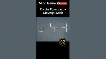 Matchstick puzzle @mindgame4360 #shorts #puzzle #games #tricks #trendingshorts