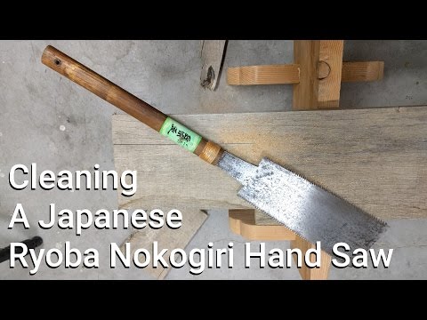 Cleaning A Japanese Ryoba Hand Saw