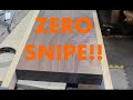 Zero Snipe!  Simple trick to eliminate planer snipe on valuable walnut!