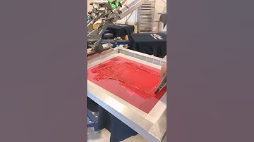 Simple 4 color screen printing… #screenprinting #printing #print