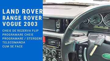 🟢Land Rover Range Rover Vogue🟢Cum se face, 🟢 Lost KEYS flip upgrade / Remote programming