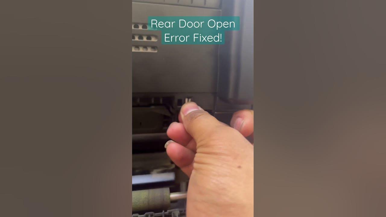 Rear Door Open Error In HP Color LaserJet Printer YouTube