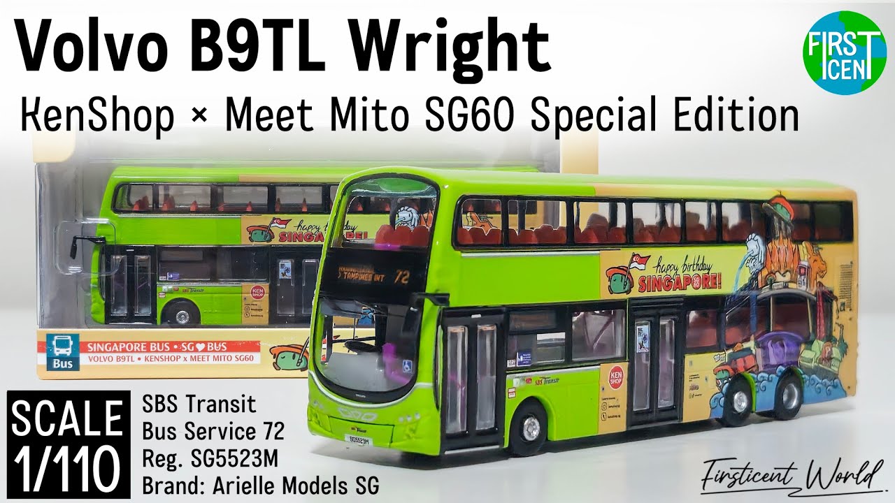 Unbox】1/110 Volvo B9TL Wright 