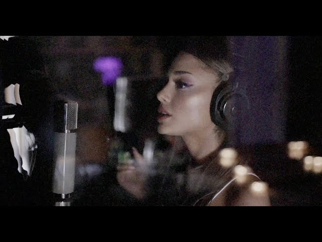 studio footage: vocal arranging the “positions” bridge - ariana grande class=