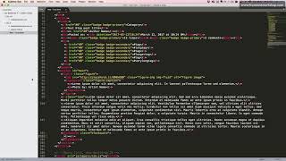 Bootstrap 4: Create a blog – Post