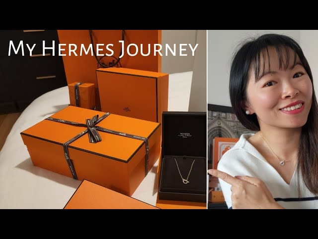 Hermès sent me something for free 🧡 unboxing their knotting cards