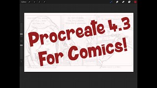 New Procreate 4.3 For Your Comics!
