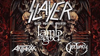 SLAYER end of the world tour (SLAYER) Repentless intro  LIVE