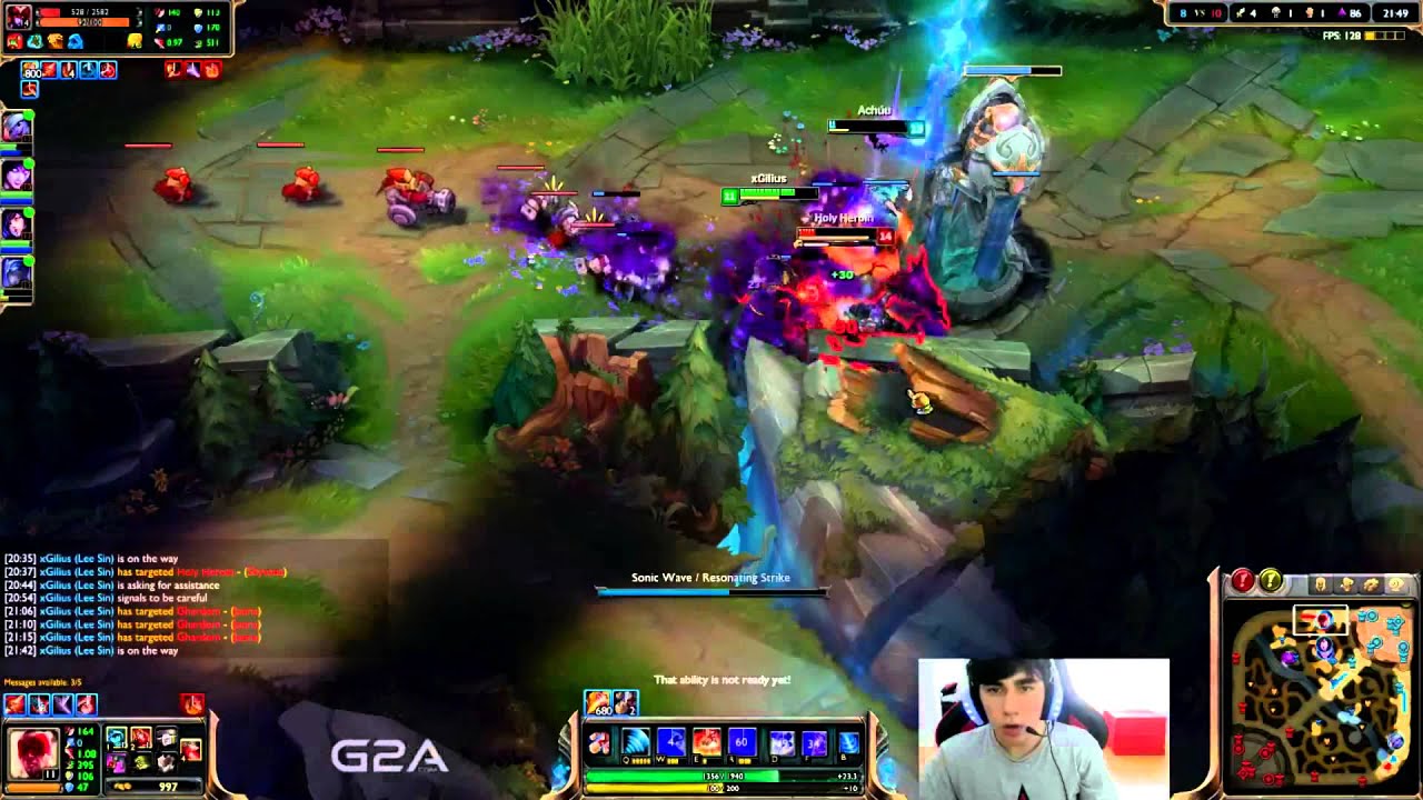 League of Legends - Funny moments with GodGilius # Top 10 Challenger