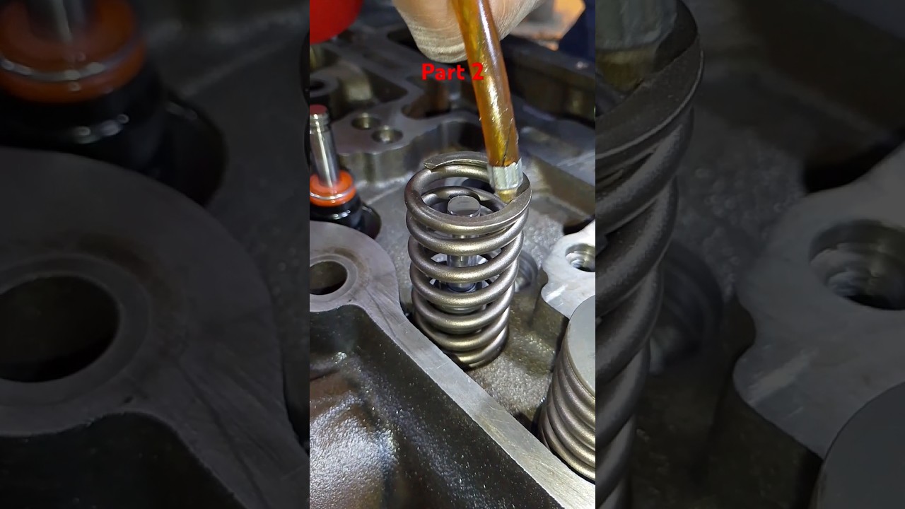 How to fix diesel engine Valve spring