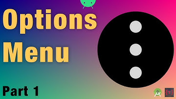 Creating the Options Menu