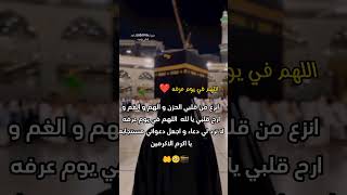 حالات واتس اب دعاء يوم عرفه 🥺🕋🤲