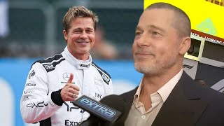 Brad Pitt Talks Feeling CALM in F1 Car, Admits He Needs to CHILL in Traffic! (Exclusive)