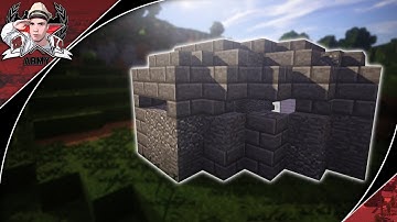 Minecraft: WW1/WW2 Small Infantry Bunker (Bunker #5) | Fortification Tutorial