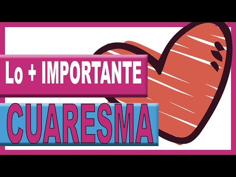 📌¿Qué es lo más importante de la Cuaresma? ✝️ CUARESMA 2022