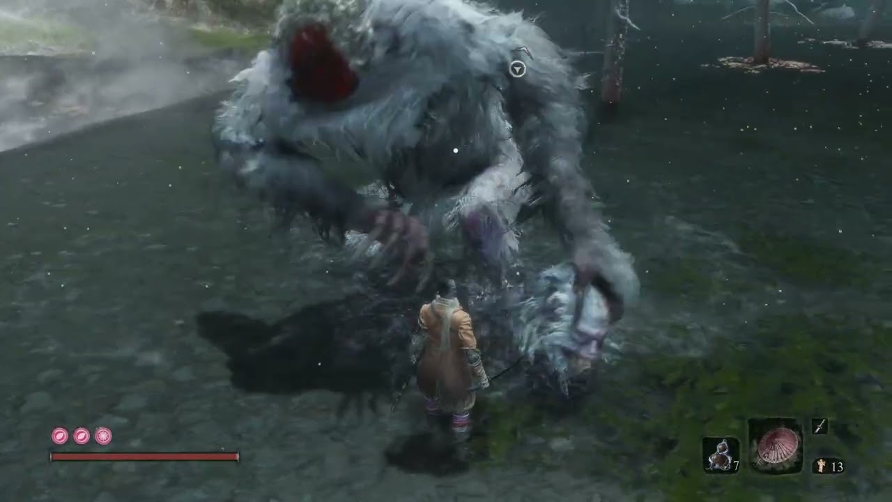 隻狼 旋風斬速殺獅猿