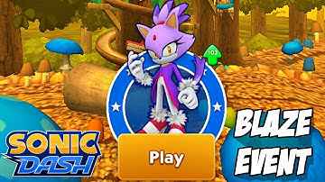 Sonic Dash - Blaze New Character Update Event - All Characters Unlocked All Bosses Zazz Eggman