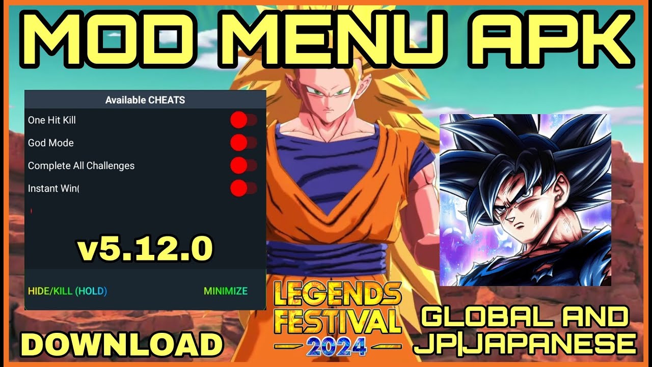 Dragon Ball Legends MOD MENU v5.12.0 APK / Dragon Ball