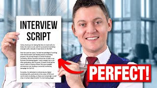 The PERFECT English Self Introduction Script | Job Interview Answer