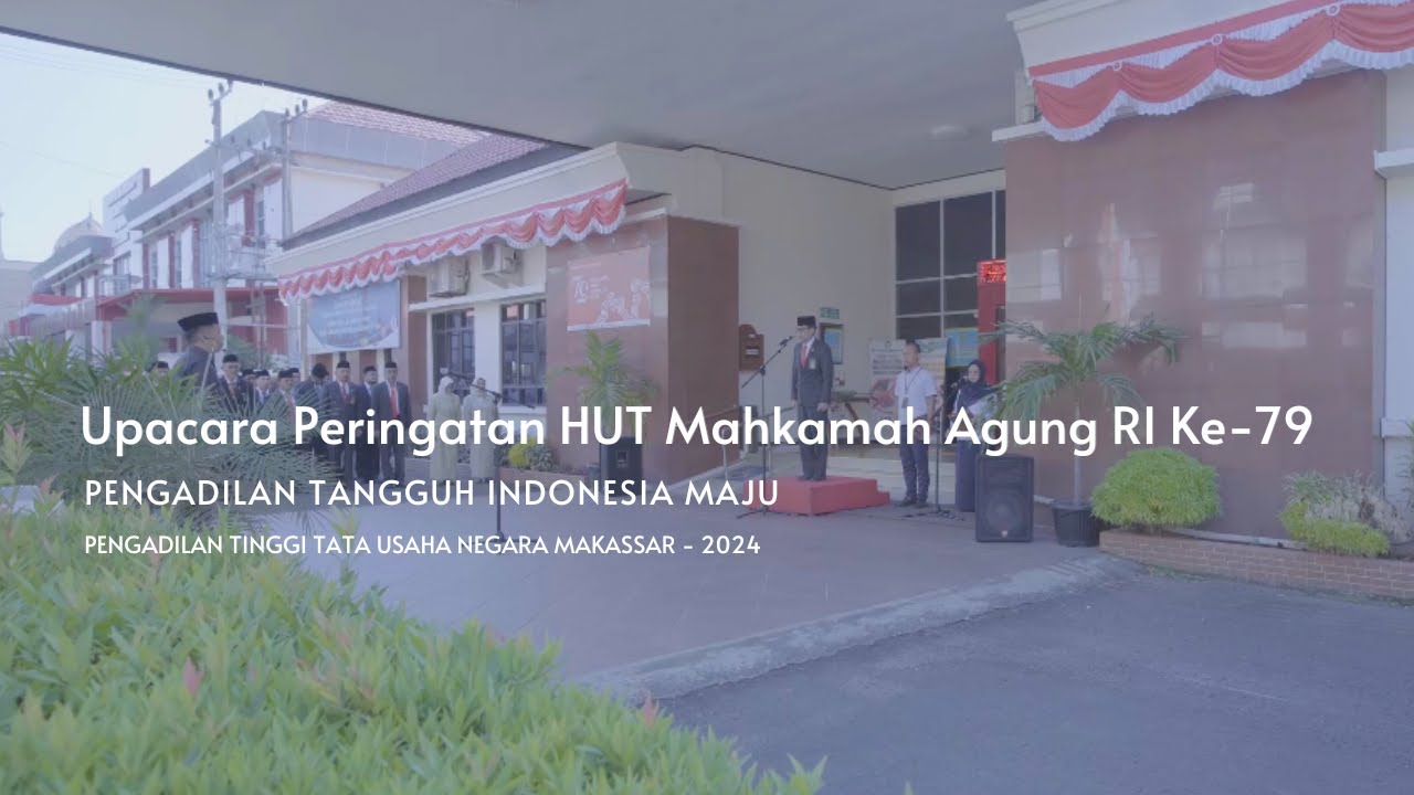 Upacara Peringatan HUT Ke-79 Mahkamah Agung RI - 2024