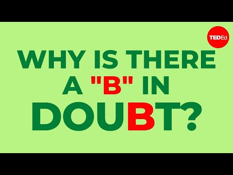 Why is there a "b" in doubt? - Gina Cooke