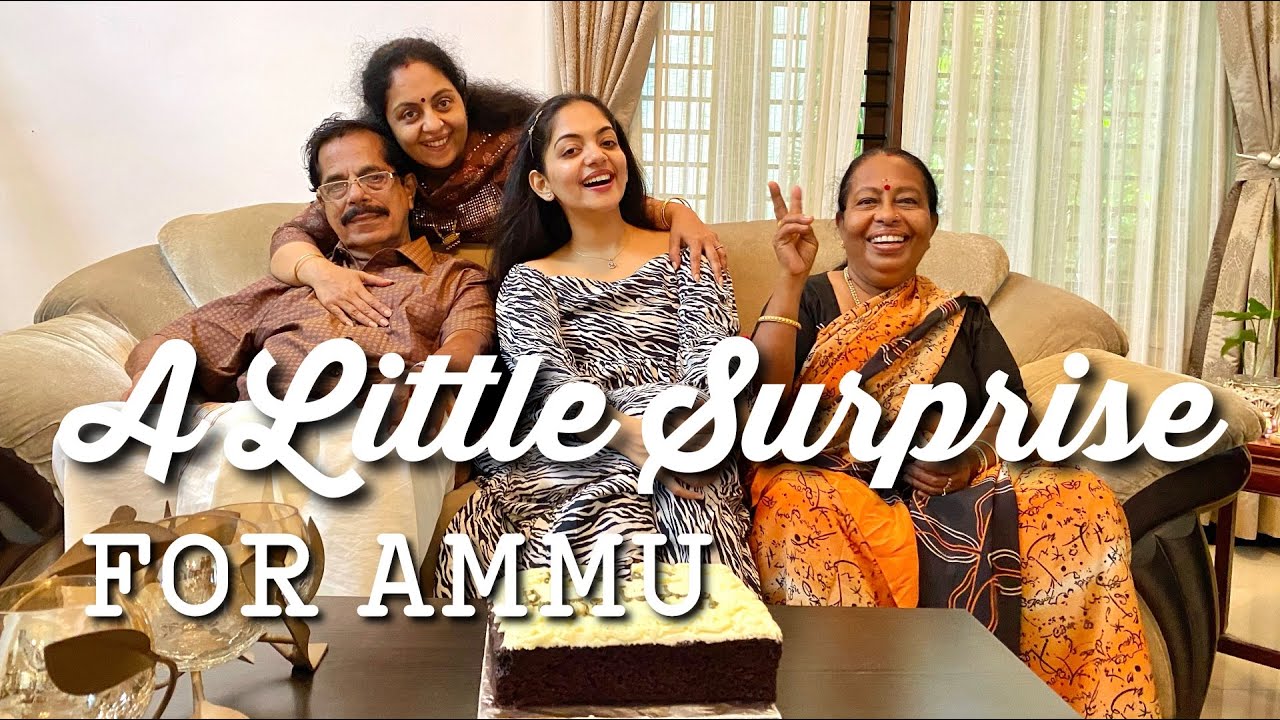 A Little Surprise for Ammu🥰 🎂✨| Sindhu Krishna | Ahaana Krishna