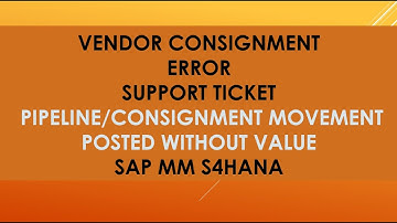 Pipeline/consignment movement posted without value Message No. M7234 | consignment pricing error