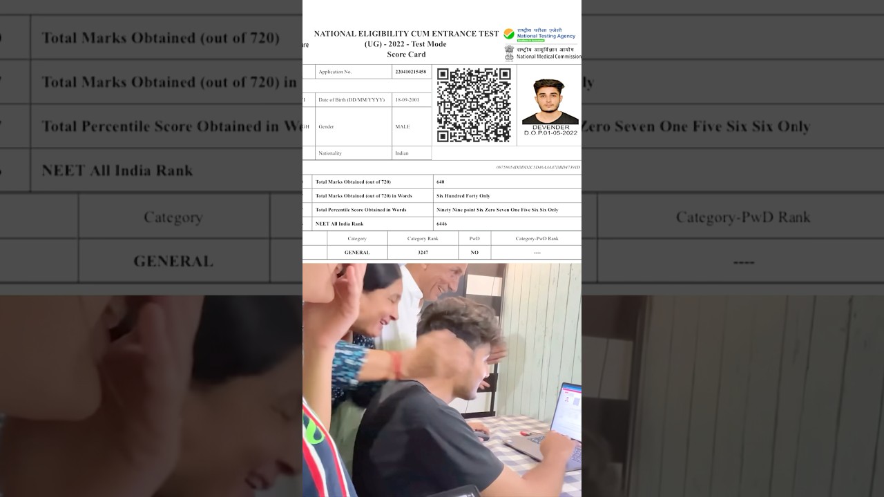 640 Marks In NEET | MY NEET JOURNEY 🤩 | A Motivational Trail #NEET #motivational