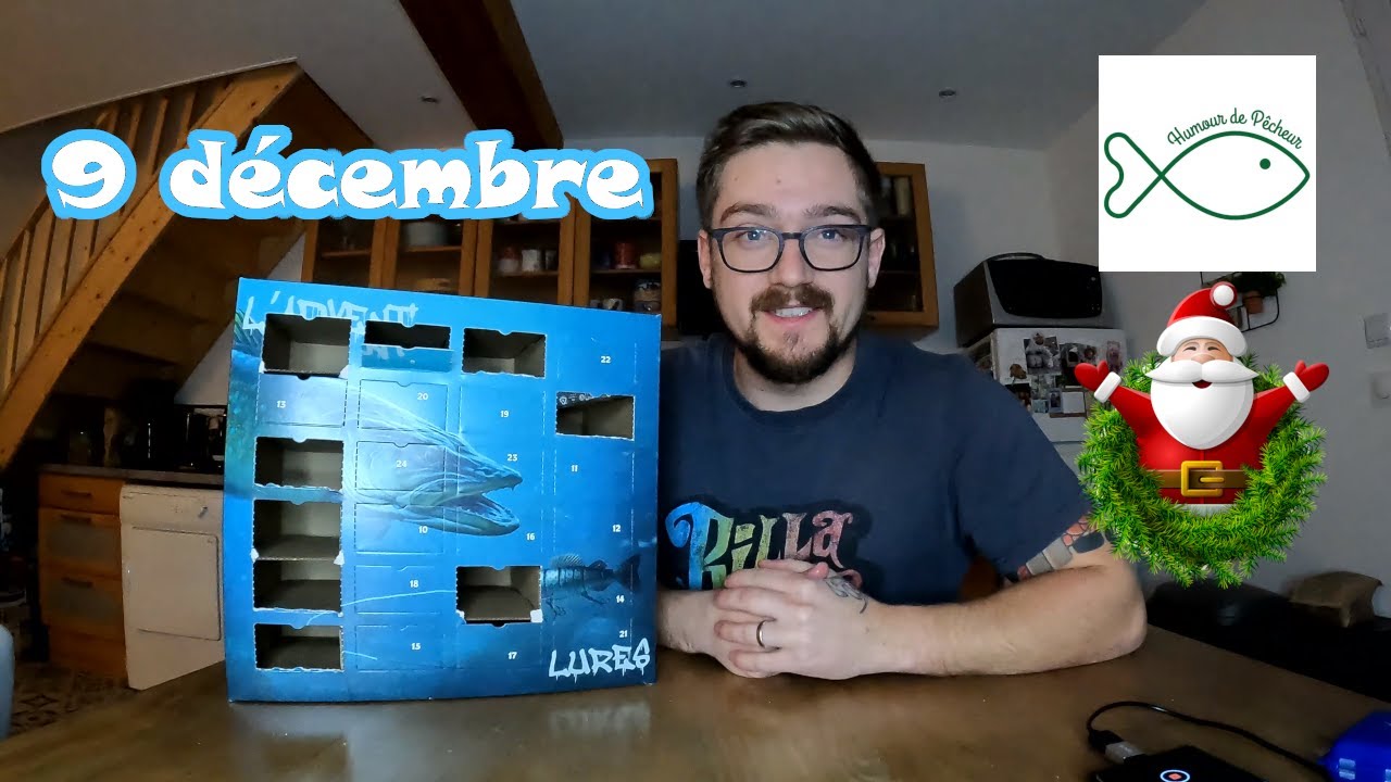 Calendrier De L'Avent 2025 24 Jours Avec Appât Hameçon