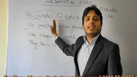 Defining "An Intransitive Verb"