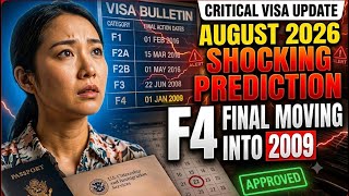August 2026 Visa Bulletin SHOCKING Prediction | F4 Moving Into 2009