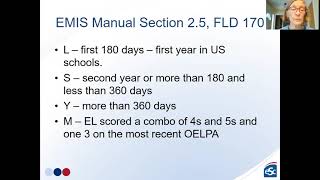 Emis Codes For English Learners