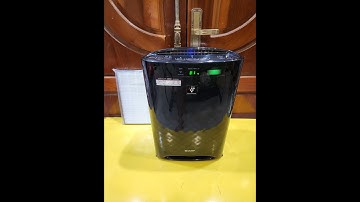 Máy lọc không khí và bù ẩm nội địa Nhật Sharp KC-A50-B (1031242) (54W) bánh xe, cửa ngáp