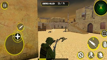 Counter Terrorist  Death Attack #5 : FPS Android GamePlay FHD. (level 11-12).