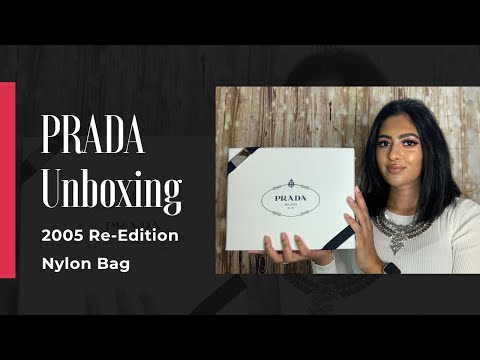 PRADA RE EDITION 2005 NYLON BAG  UNBOXING, FIRST IMPRESSIONS